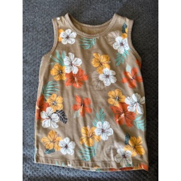 3 Summer Girls Shirts - 5T/XS - Muted Colors - Picture 2 of 7